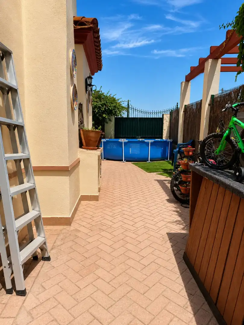 Swimming pool of Detached homes for sale in Salteras  with Air Conditioner, Terrace and Storage room