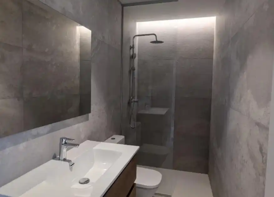 Bany de Casa o xalet en venda en Godella amb Aire condicionat, Terrassa i Moblat
