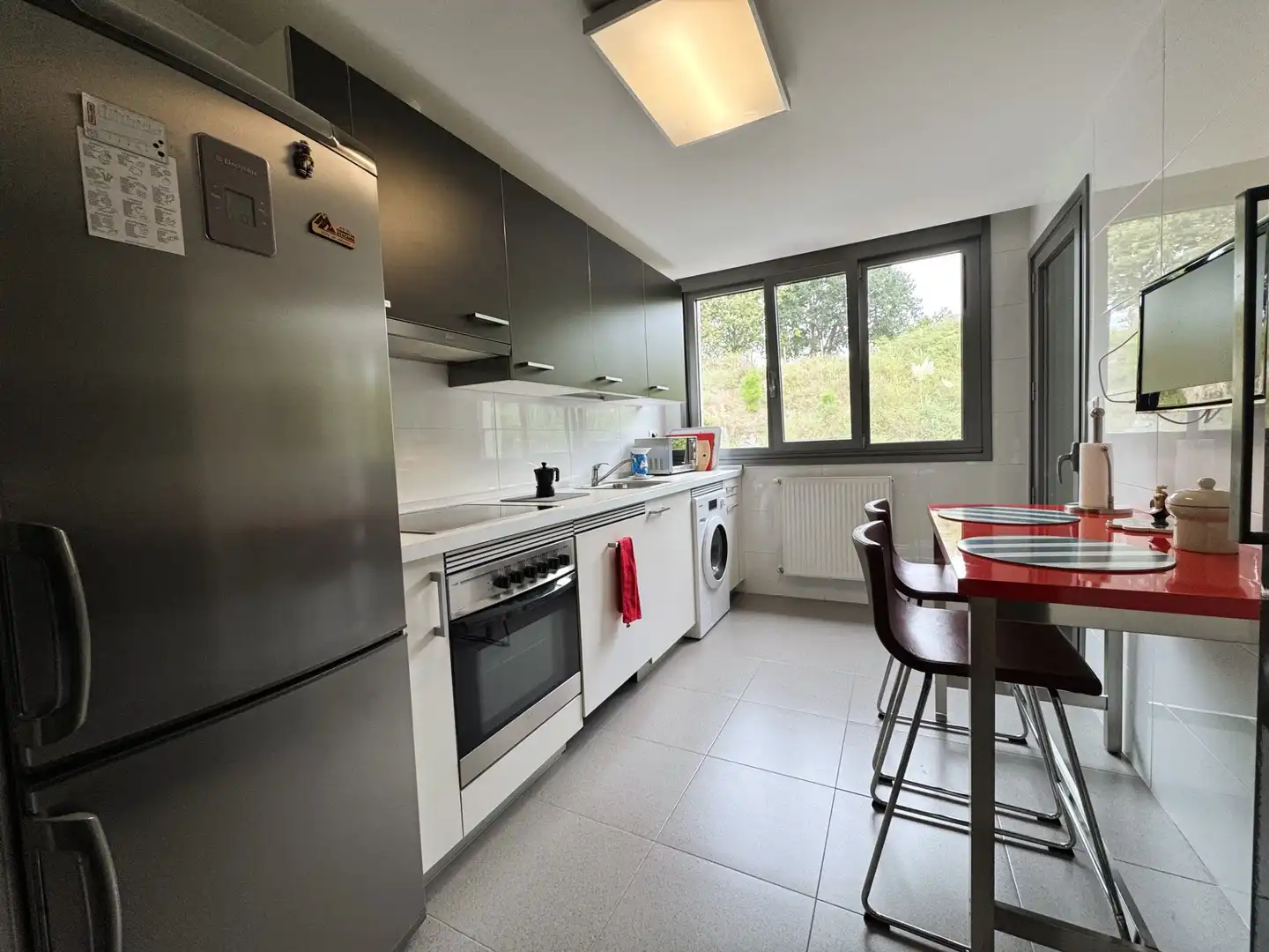 Kitchen of Flat for sale in Maruri-Jatabe  with Heating, Parquet flooring and Terrace
