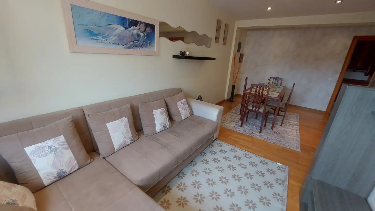 Sala de estar de Ático en venta en Villamediana de Iregua con Calefacción, Jardín privado y Terraza