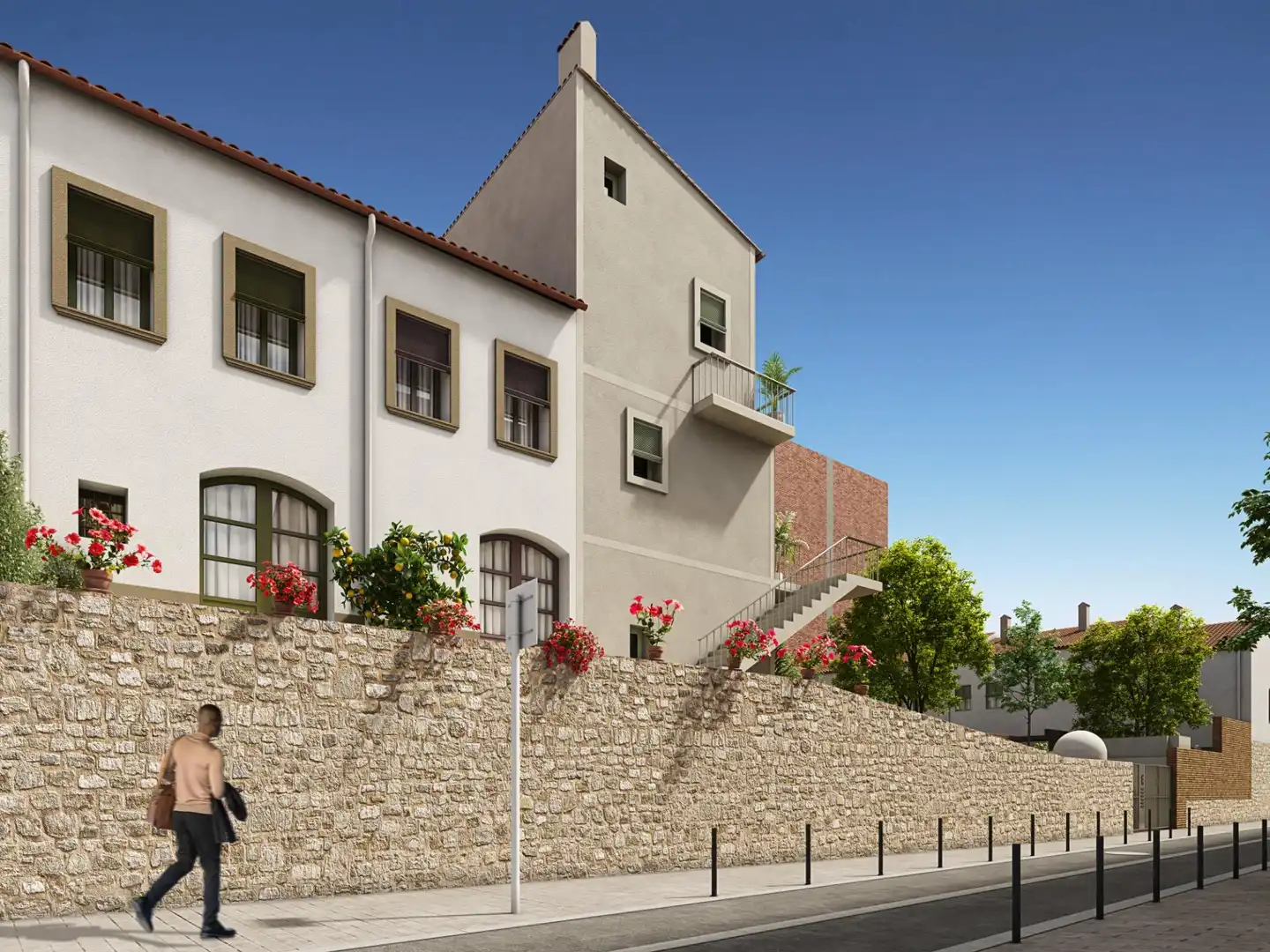 Exterior view of Detached homes for sale in Badalona  with Heating, Parquet flooring and Terrace