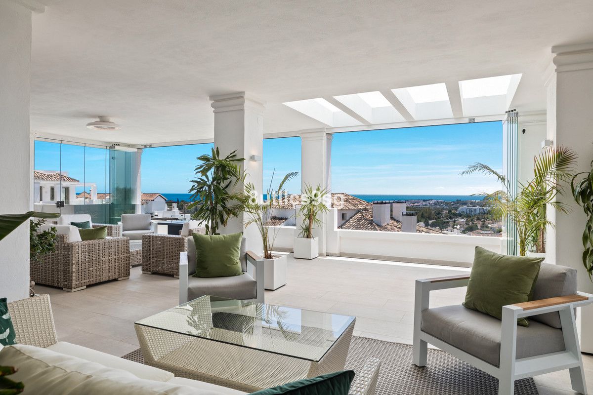 Terrace of Flat for sale in Marbella  with Air Conditioner and Furnished