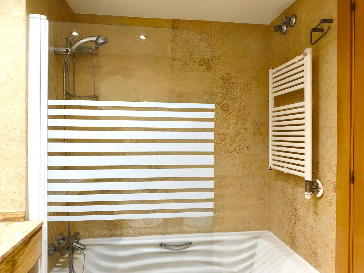 Baño de Casa o chalet en venta en Zaragoza con Aire acondicionado, Jardín privado y Parquet