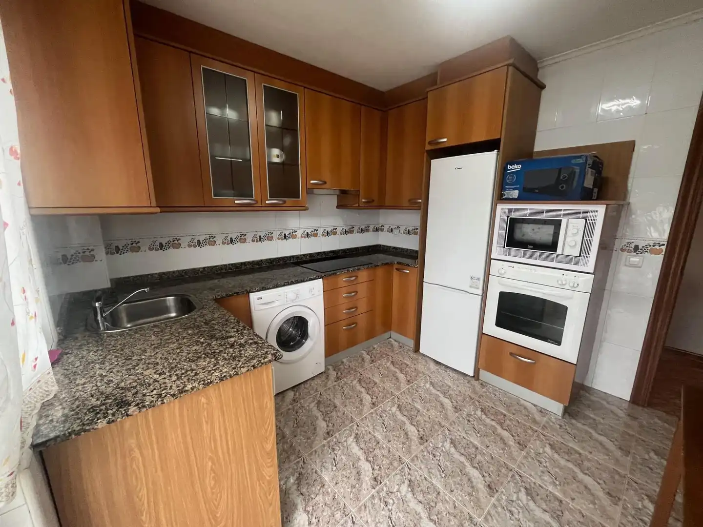 Küche von Wohnung zum Verkauf in Bárcena de Cicero mit Heizung, Terrasse und Möbliert