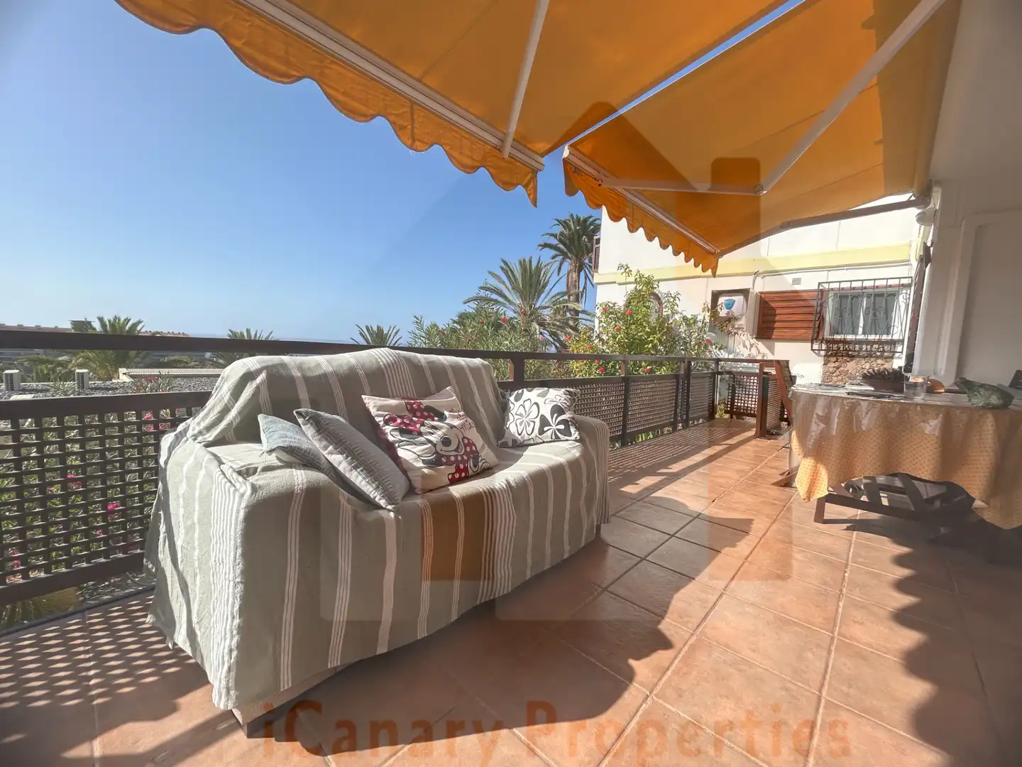 Terrasse von Wohnungen zur Miete in San Bartolomé de Tirajana mit Klimaanlage, Terrasse und Möbliert