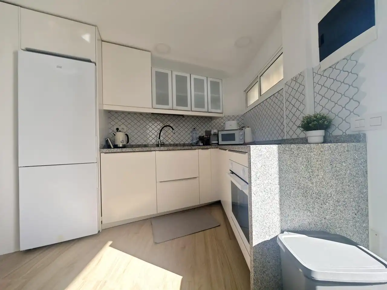 Küche von Wohnung zur Miete in San Bartolomé de Tirajana mit Terrasse, Möbliert und Balkon