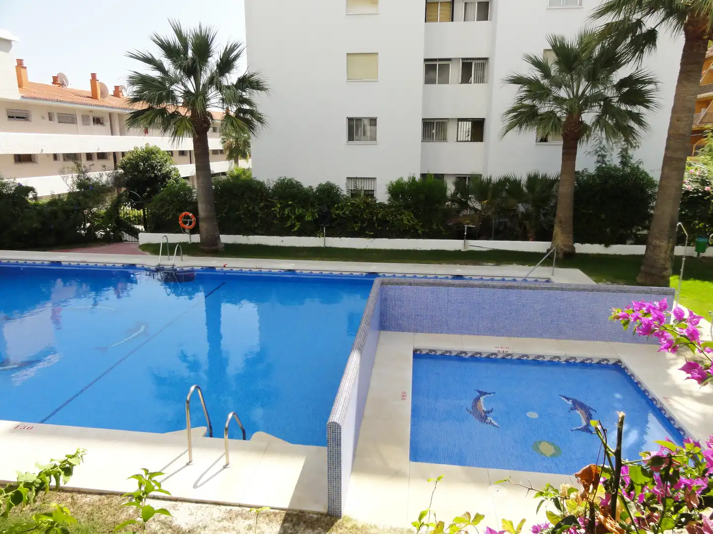 Piscina de Apartamento en venta en Benalmádena con Aire acondicionado, Calefacción y Terraza