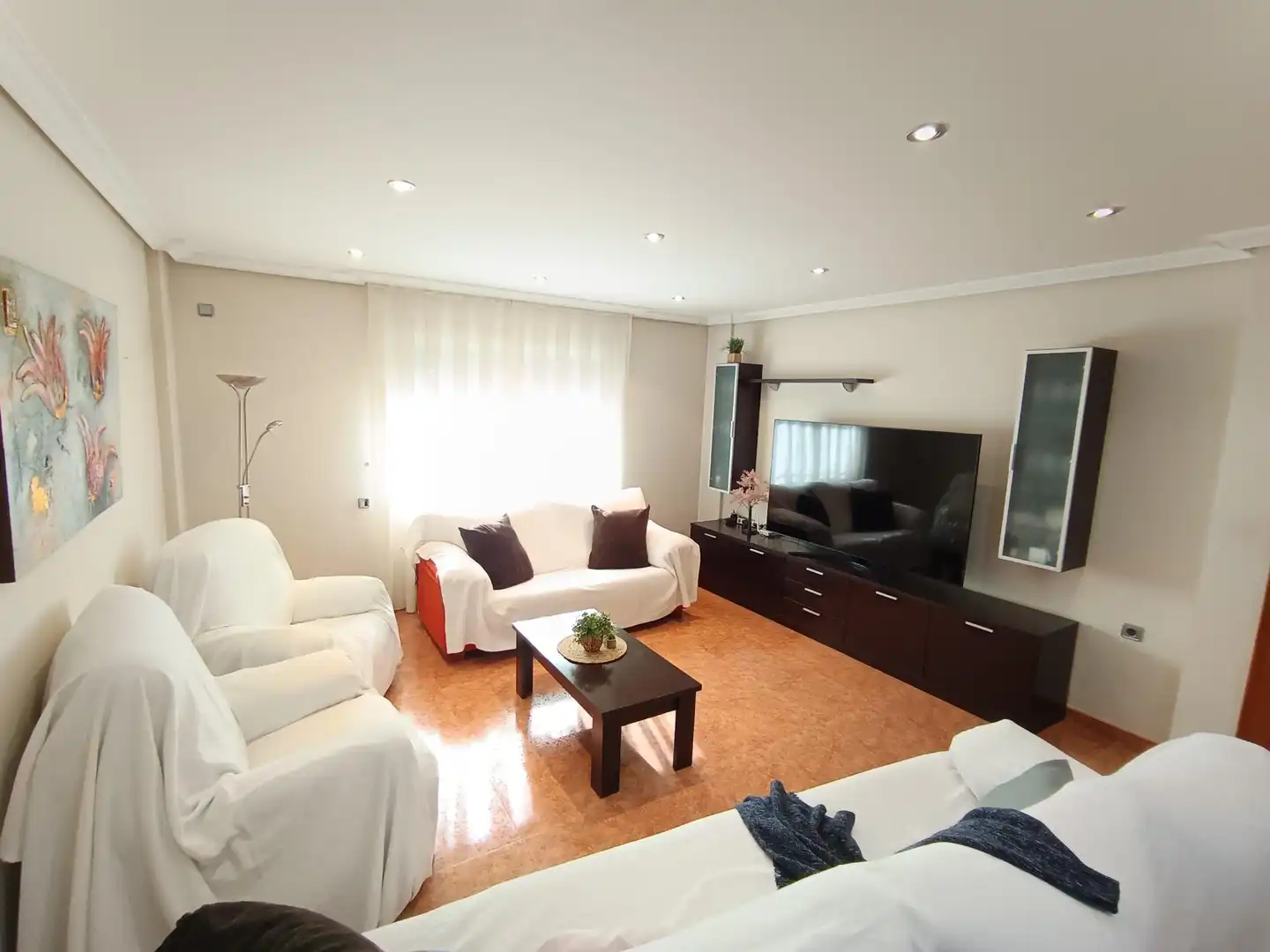 Sala d'estar de Casa o xalet en venda en Murcia amb Aire condicionat, Calefacció i Jardí privat