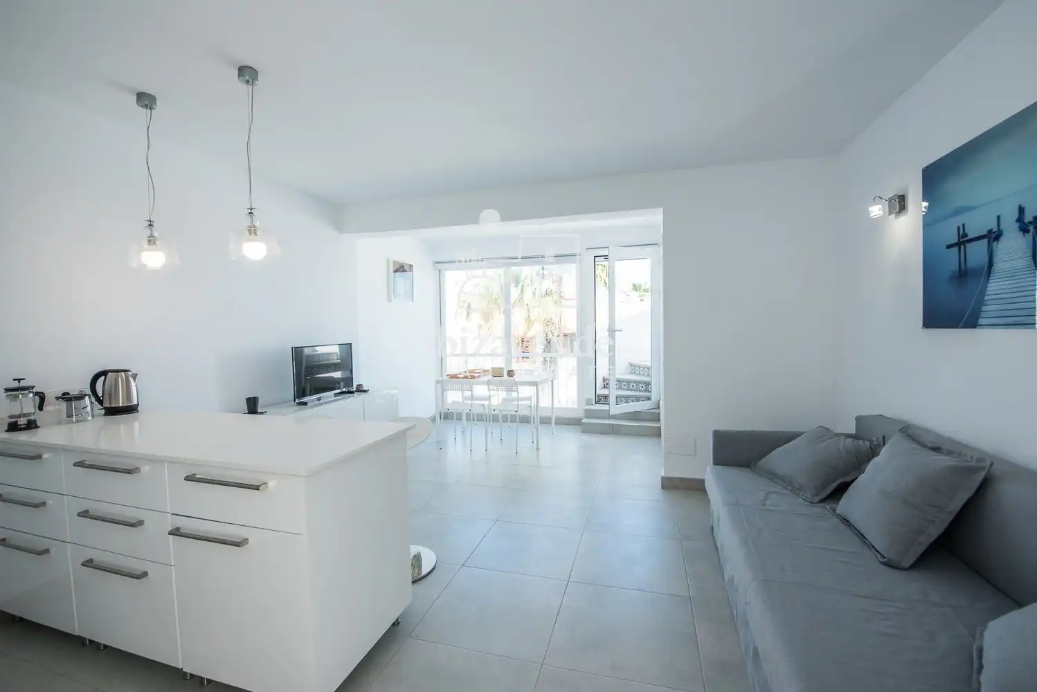 Sala de estar de Ático en venta en Sant Josep de sa Talaia con Aire acondicionado, Calefacción y Terraza