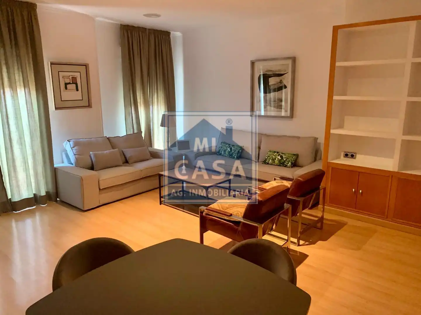 Sala d'estar de Apartament de lloguer en Mérida amb Aire condicionat, Calefacció i Terrassa