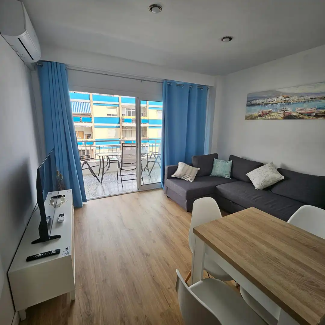 Wohnzimmer von Wohnung zur Miete in Gandia mit Heizung, Terrasse und Balkon