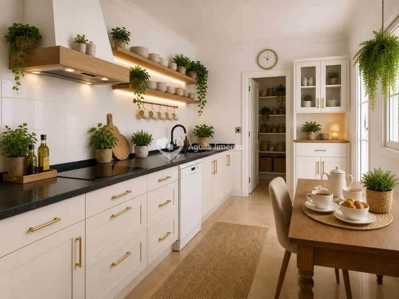 Cocina de Casa o chalet en venta en Alcalá de Guadaira con Calefacción y Terraza