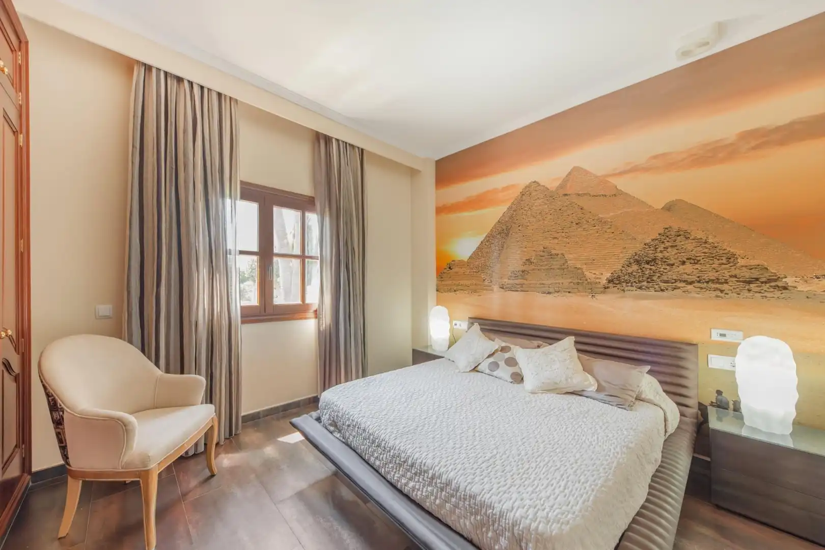 Dormitori de Casa o xalet de lloguer en Marratxí amb Aire condicionat, Jardí privat i Parquet