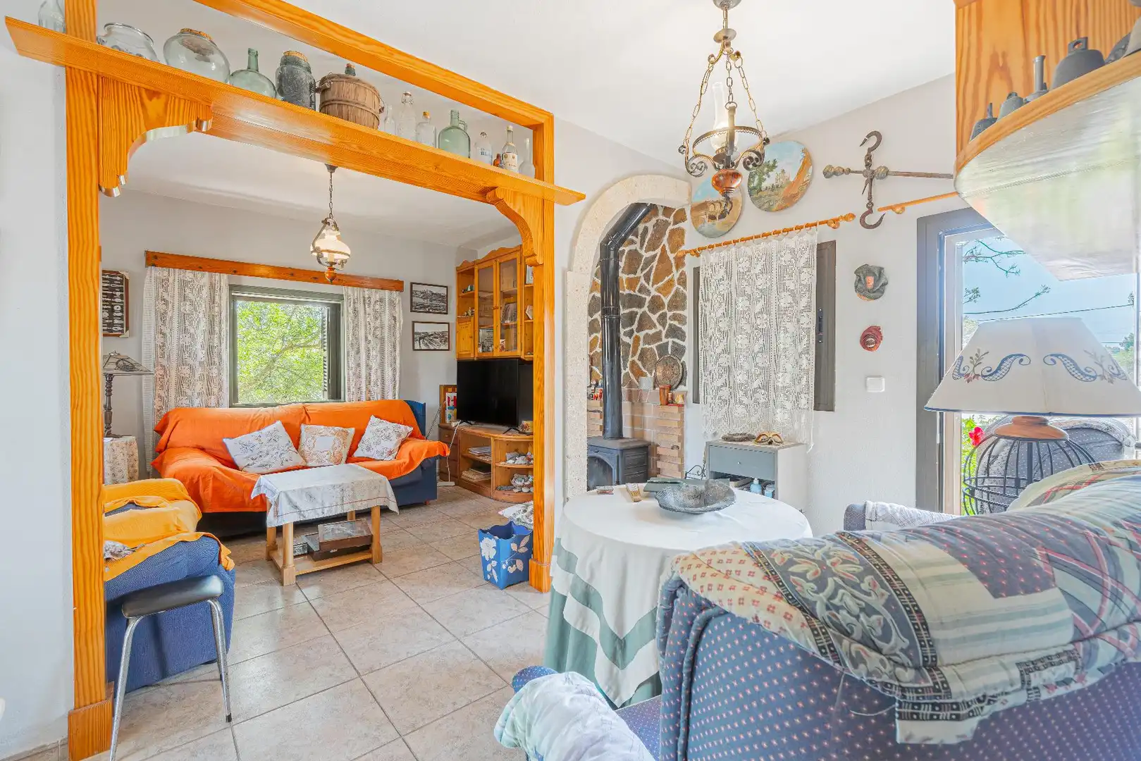 Sala de estar de Casa o chalet en venta en Santanyí con Jardín privado, Terraza y Balcón