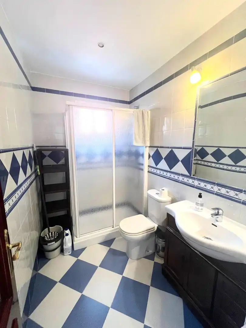Bany de Casa adosada en venda en Sevilla amb Aire condicionat, Terrassa i Piscina comunitària