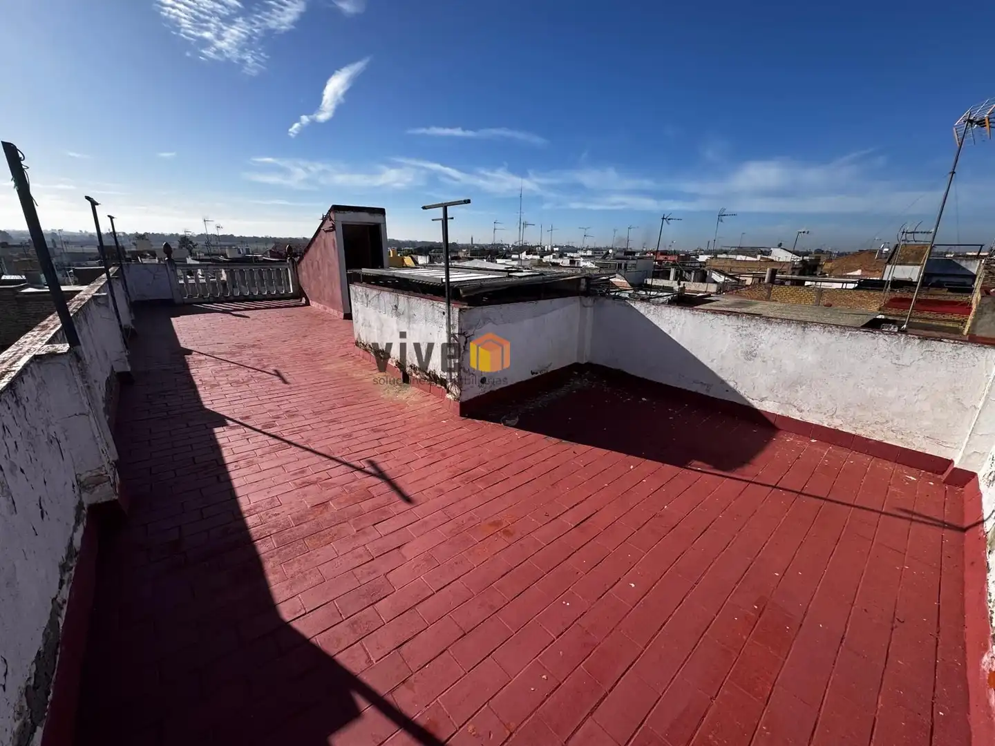 Terraza de Piso en venta en Sevilla con Jardín privado