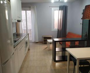 Kitchen of Study to share in  Barcelona Capital  with Air Conditioner and Terrace