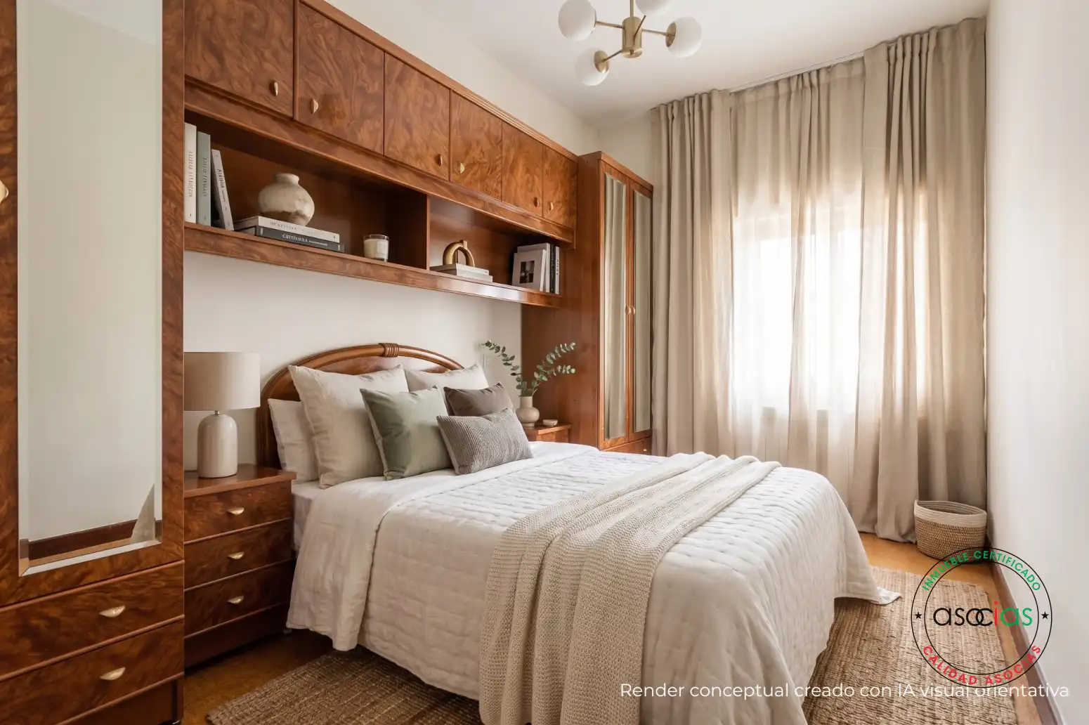Bedroom of Flat for sale in Cudillero  with Heating and Furnished