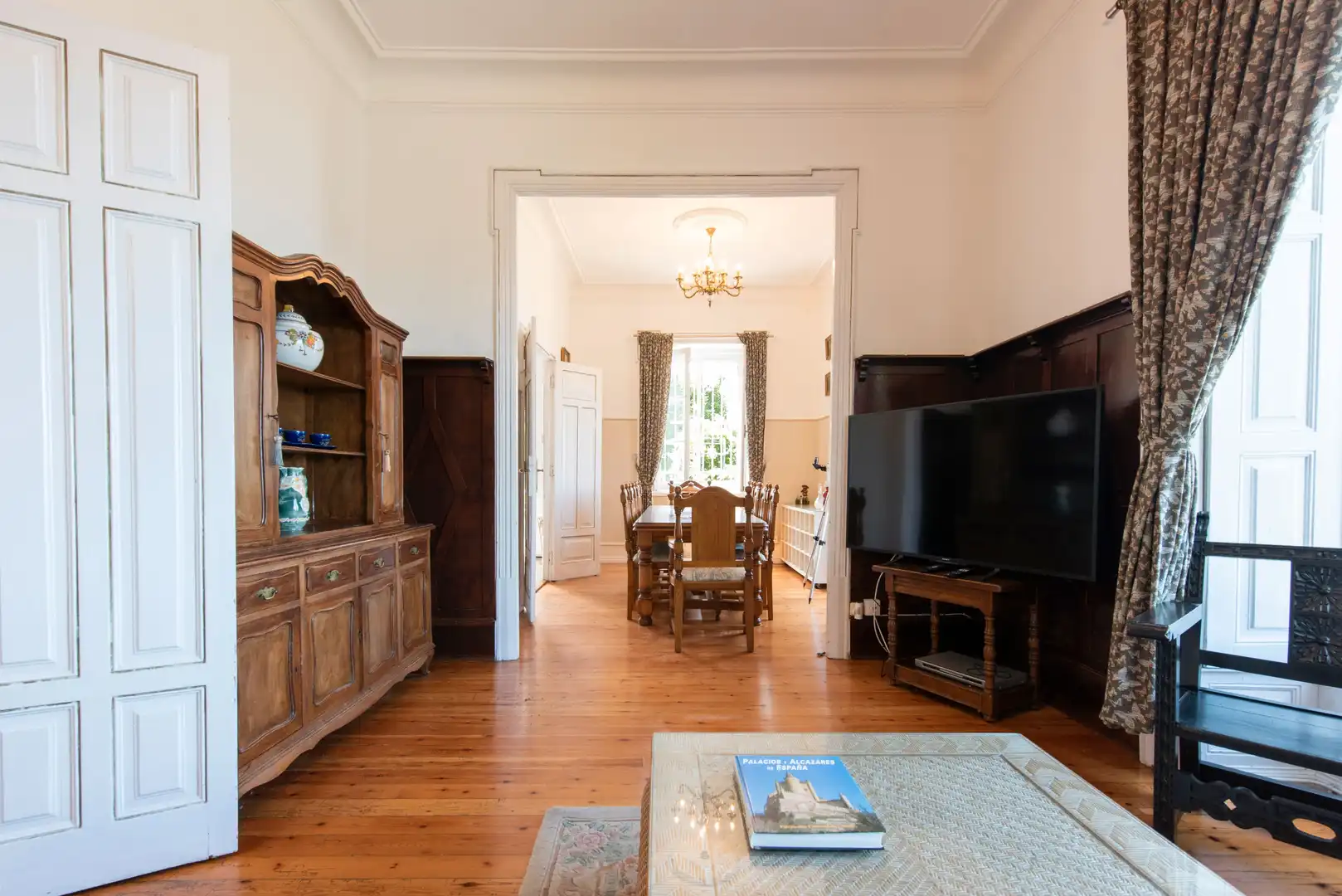Sala de estar de Casa o chalet de alquiler en Redondela con Calefacción, Jardín privado y Parquet