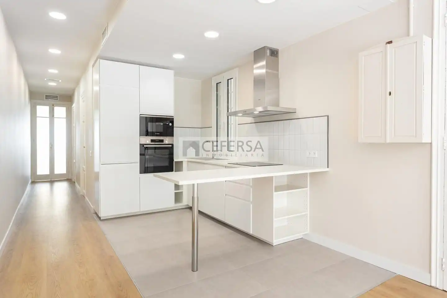 Kitchen of Flat for sale in Barcelona  with Air Conditioner, Heating and Parquet flooring