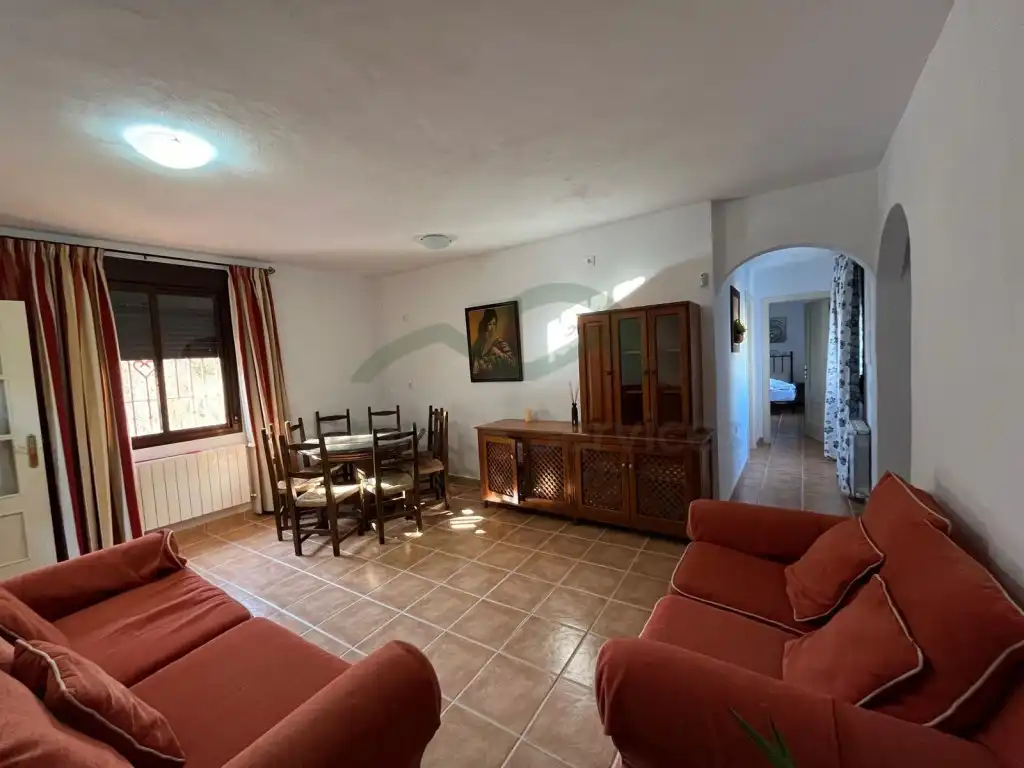Sala d'estar de Finca rústica de lloguer en Ronda