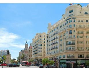Vista exterior de Pis de lloguer en  Valencia Capital amb Parquet, Terrassa i Moblat