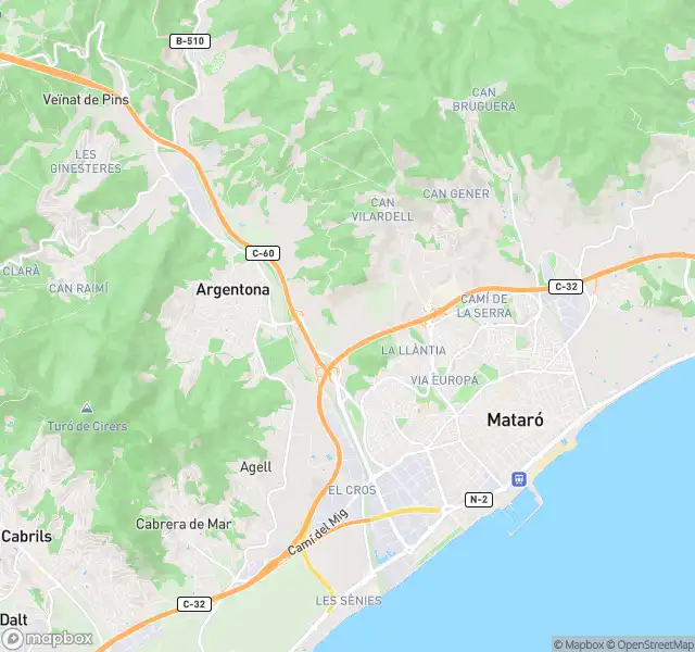 Vista exterior de Piso en venta en Mataró