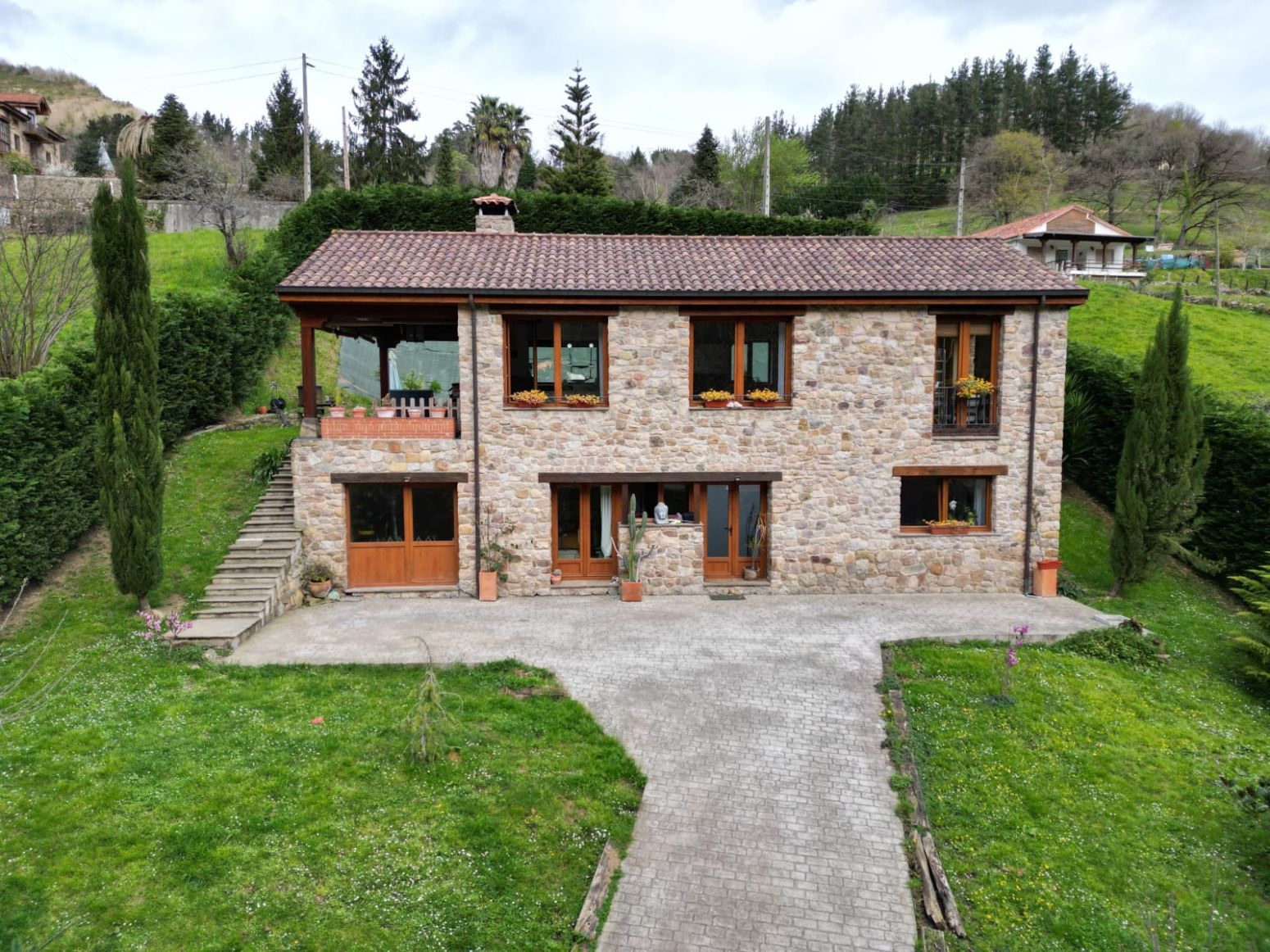 Exterior view of Houses for sale in Corvera de Toranzo  with Heating