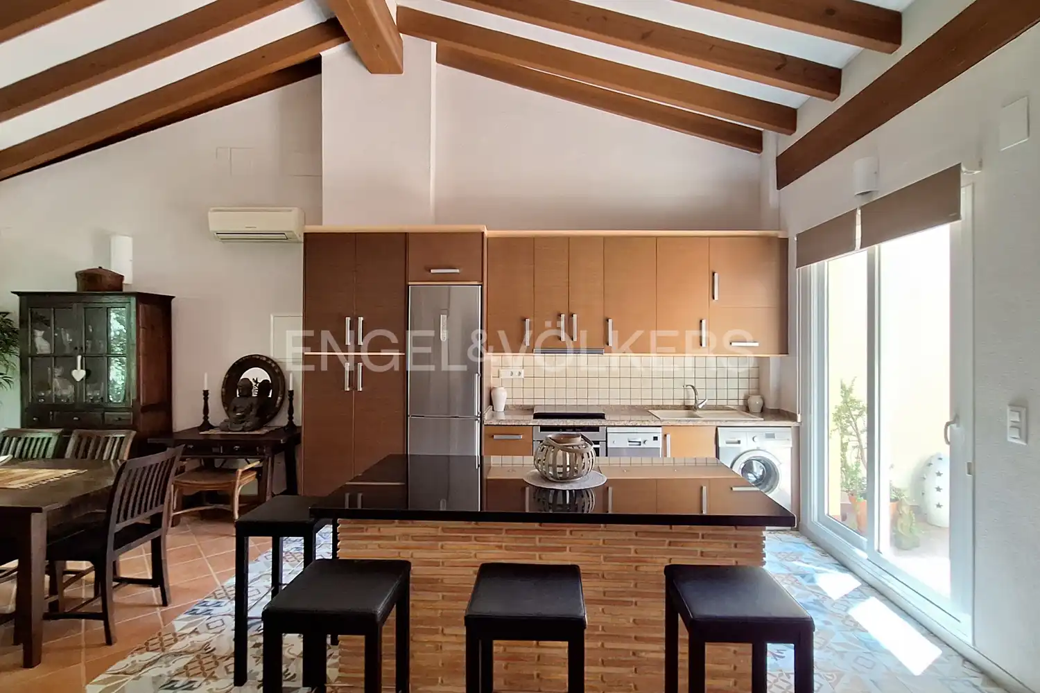 Cocina de Casa o chalet en venta en Dénia con Aire acondicionado, Calefacción y Amueblado