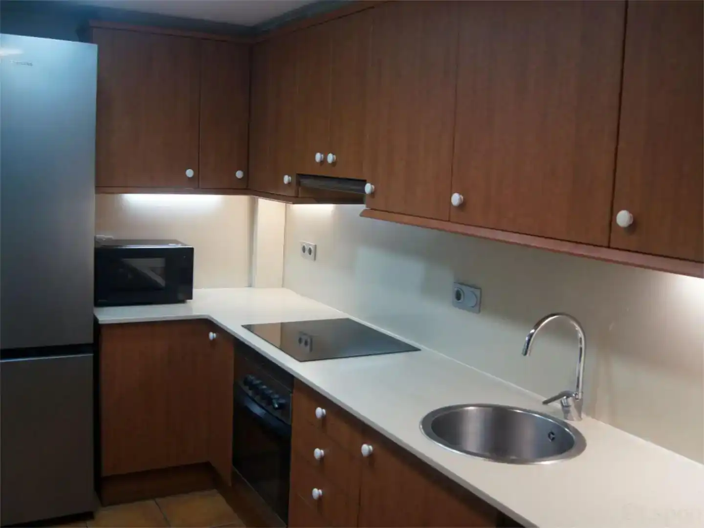 Cocina de Piso en venta en El Perelló con Aire acondicionado, Jardín privado y Piscina