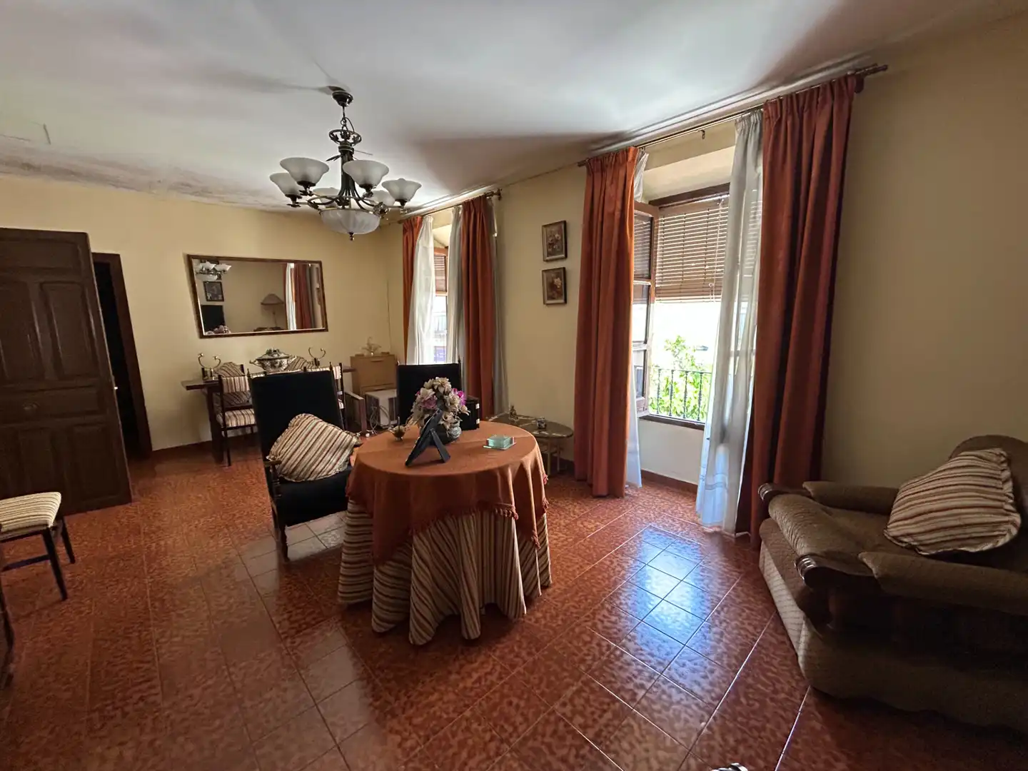 Living room of Houses for sale in Andújar  with Furnished and Balcony