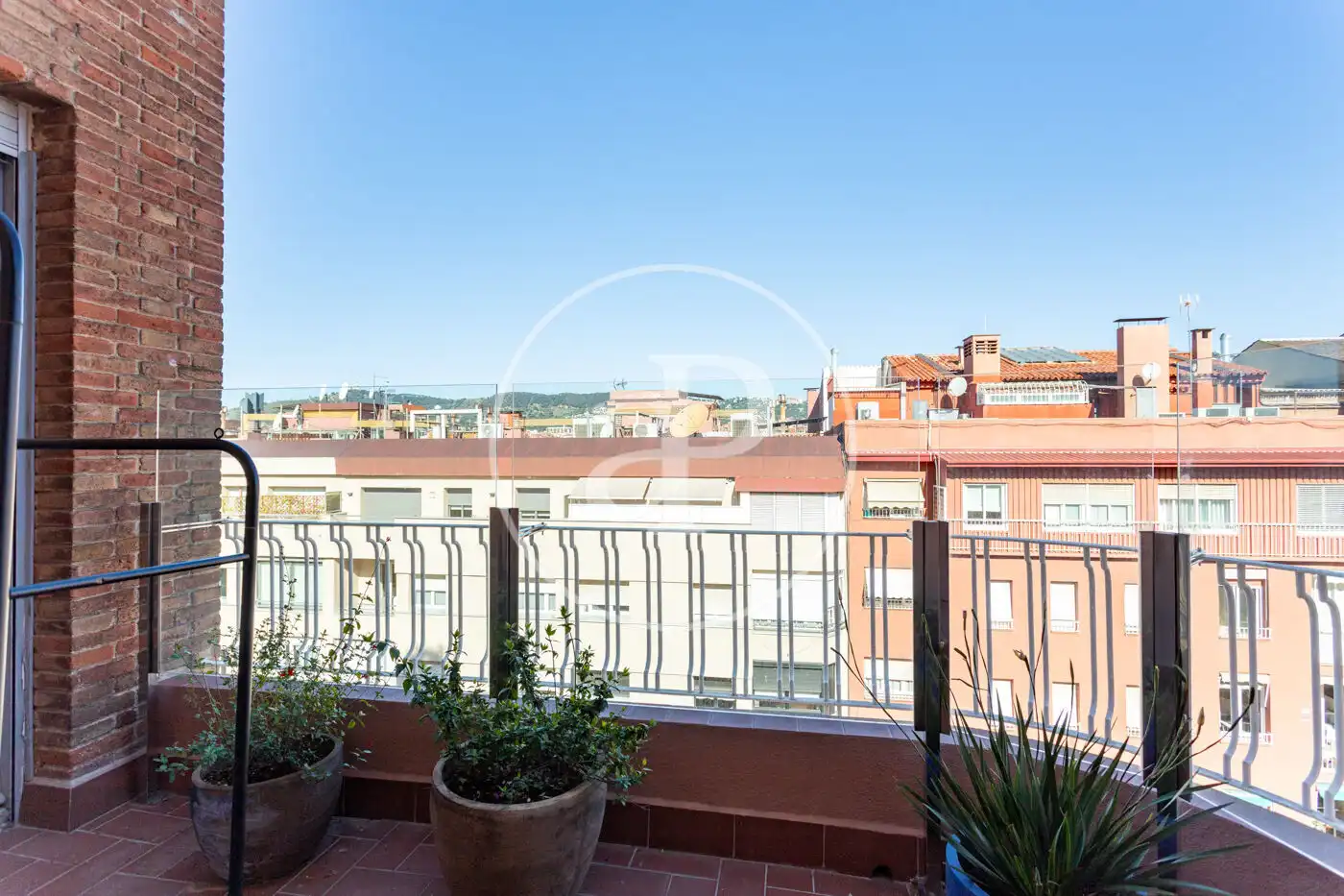 Terrasse von Dachboden zur Miete in Barcelona mit Klimaanlage, Heizung und Terrasse