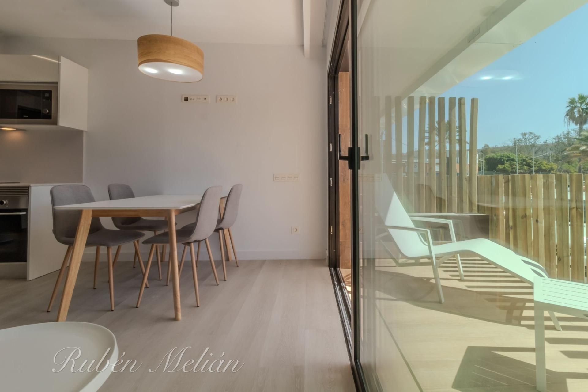 Dining room of Flat for sale in Mogán  with Air Conditioner, Terrace and Storage room