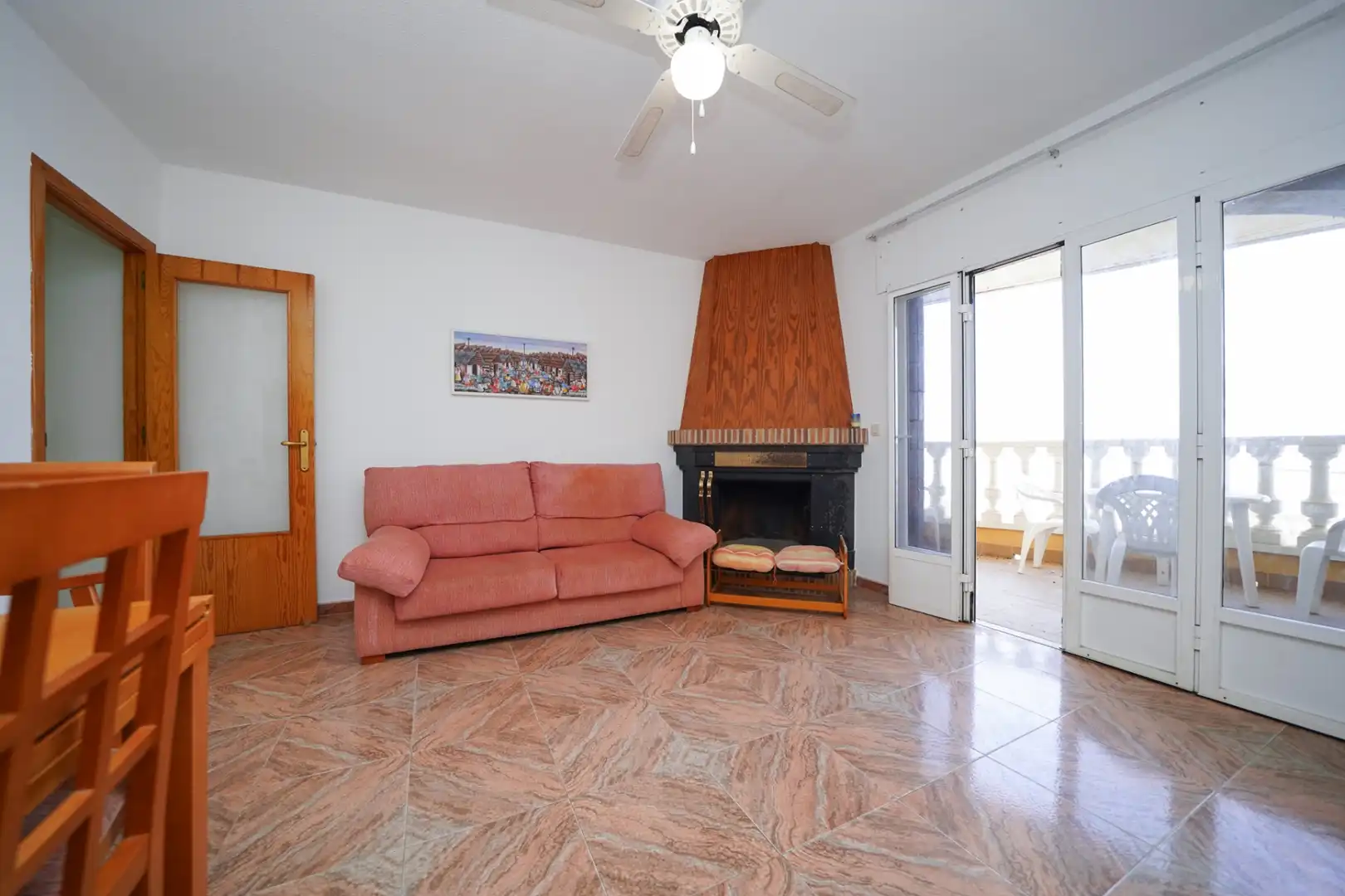 Sala d'estar de Àtic de lloguer en Los Cuarteros  