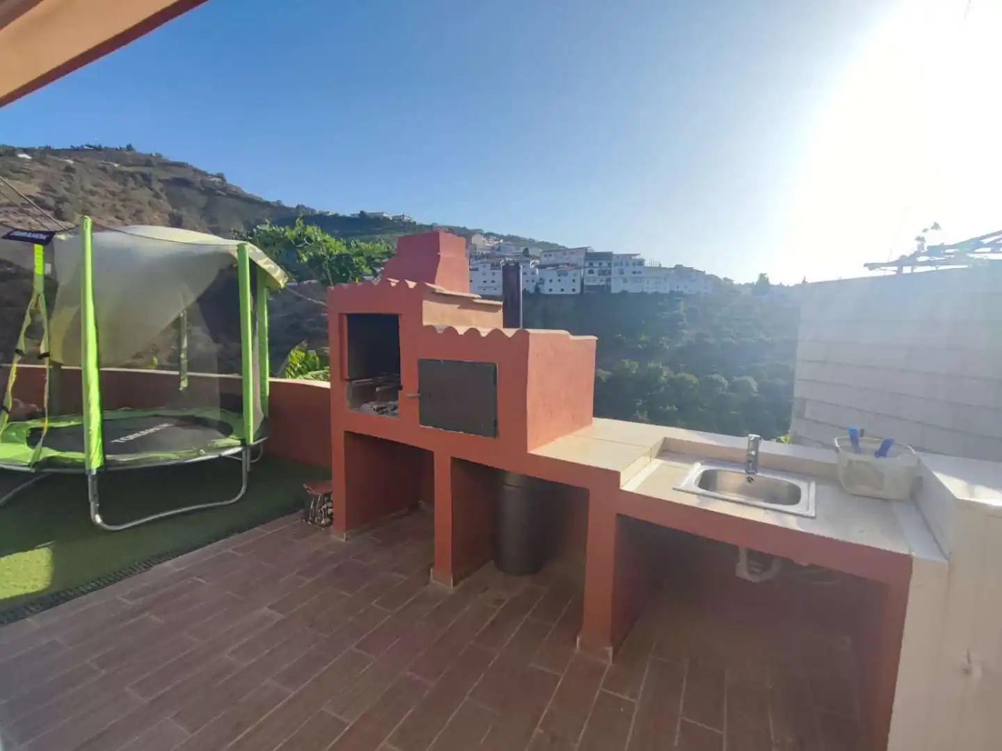 Terraza de Finca rústica en venta en Benamocarra con Terraza y Piscina