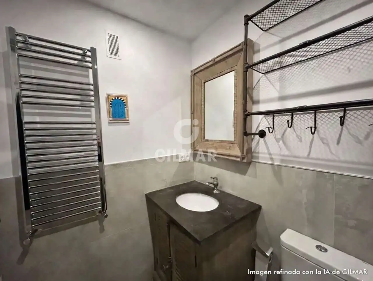 Bathroom of Flat for rent in Madrid  with Heating and Balcony