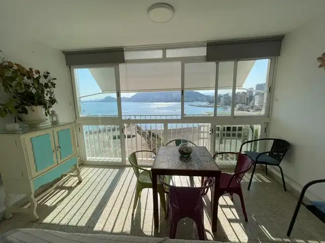 Balcony of Flat for rent in Alicante / Alacant  with Air Conditioner, Heating and Furnished