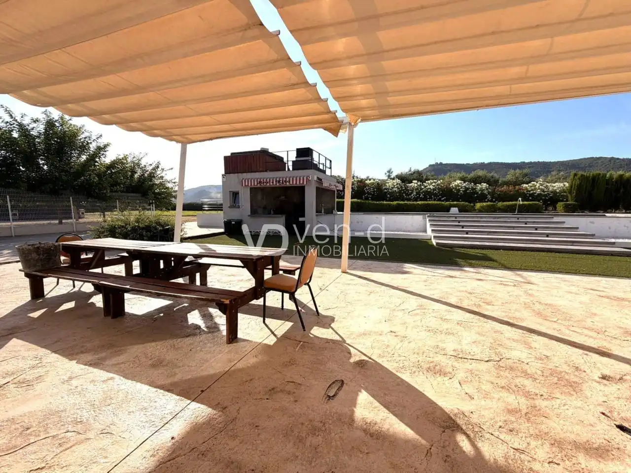 Terraza de Casa o chalet de alquiler en Enguera con Aire acondicionado, Calefacción y Jardín privado