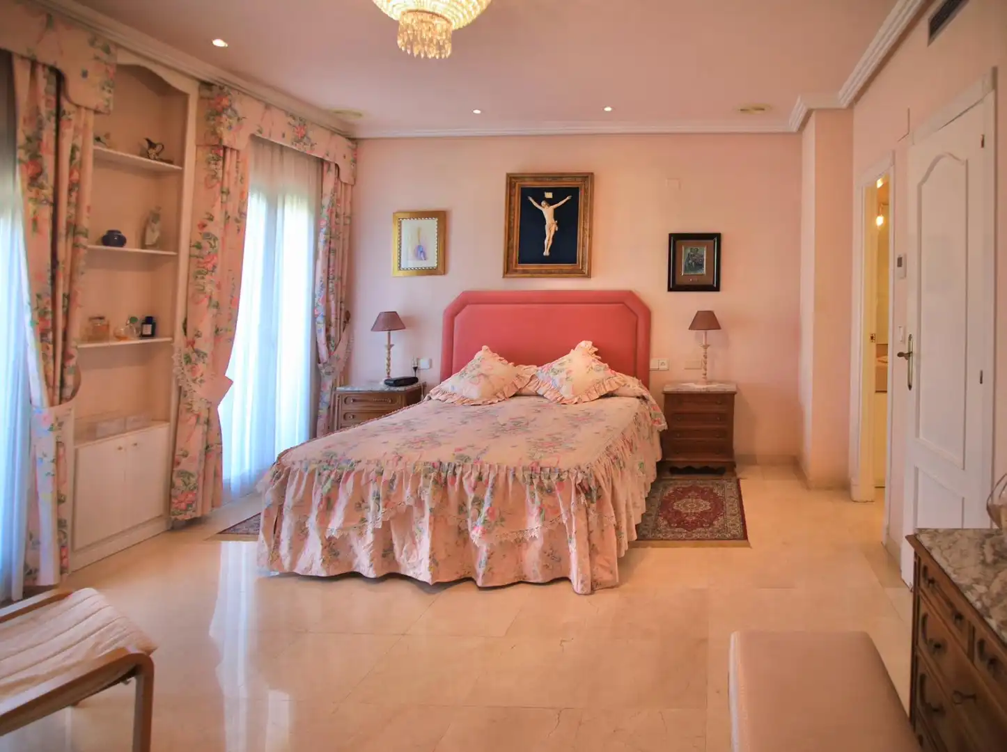 Dormitori de Casa adosada en venda en Elche / Elx amb Aire condicionat, Calefacció i Jardí privat
