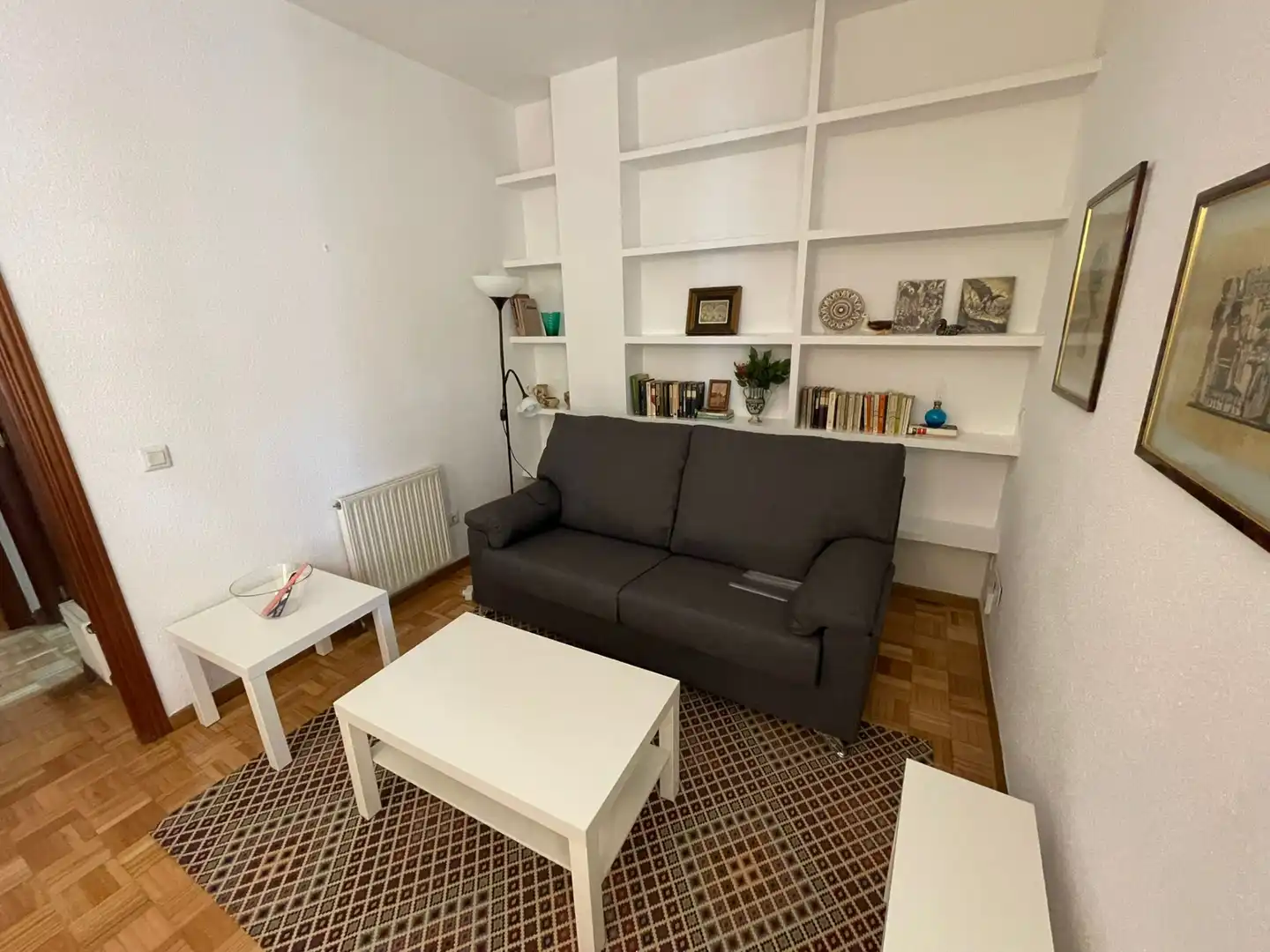 Sala de estar de Piso de alquiler en Alcalá de Henares con Calefacción, Parquet y Amueblado