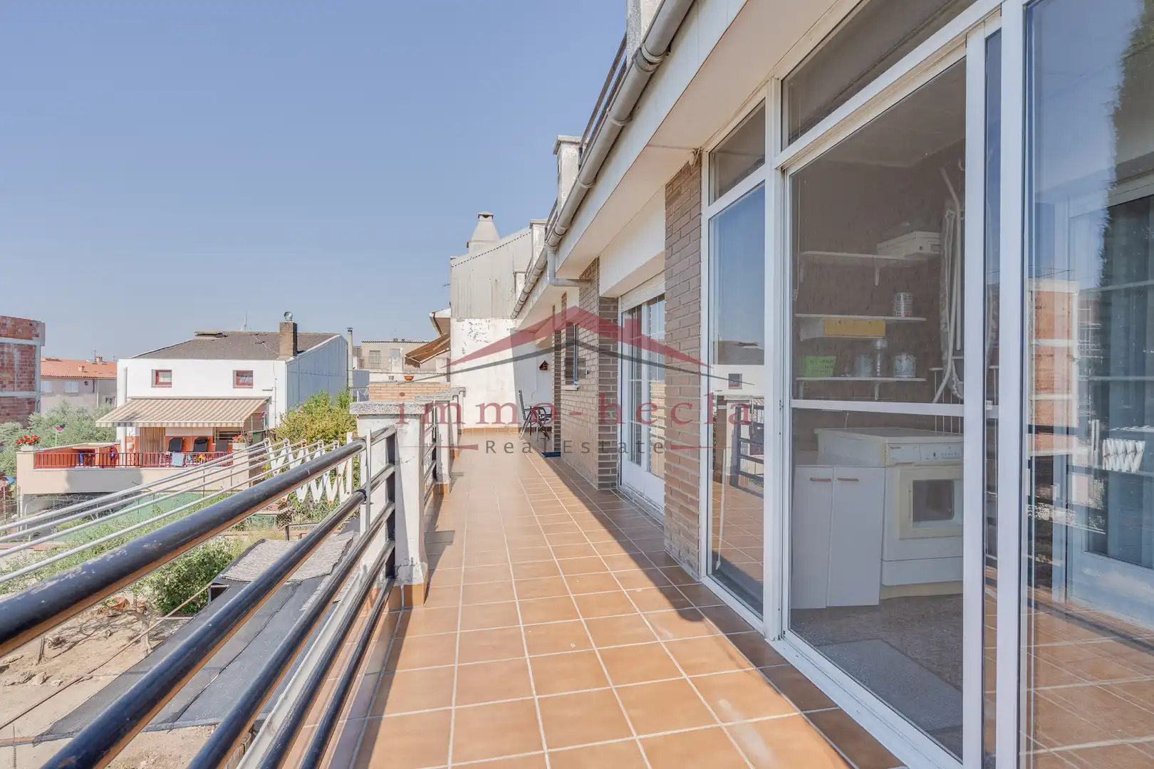 Terrassa de Casa adosada en venda en Vilanova del Camí amb Calefacció, Terrassa i Piscina
