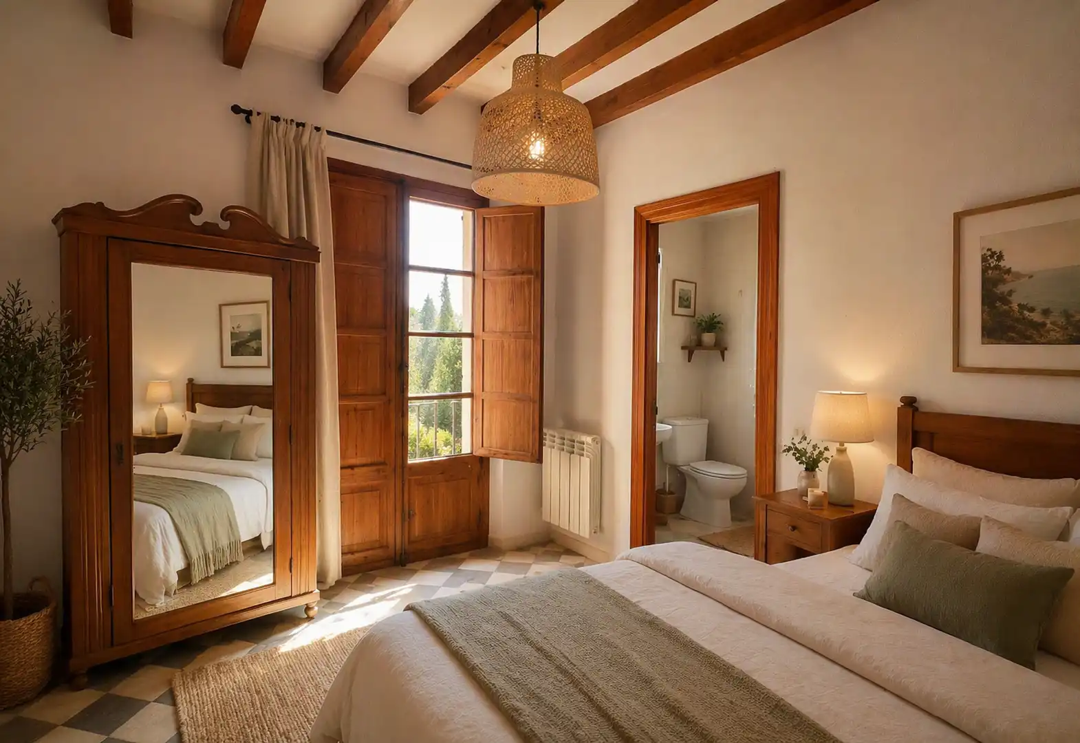 Bedroom of Detached homes for sale in  Palma de Mallorca  with Terrace and Balcony