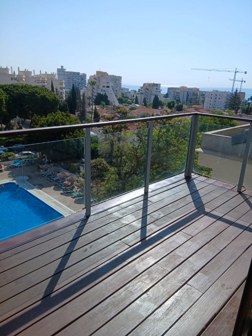 Terrassa de Estudi de lloguer en Benalmádena amb Aire condicionat, Calefacció i Terrassa