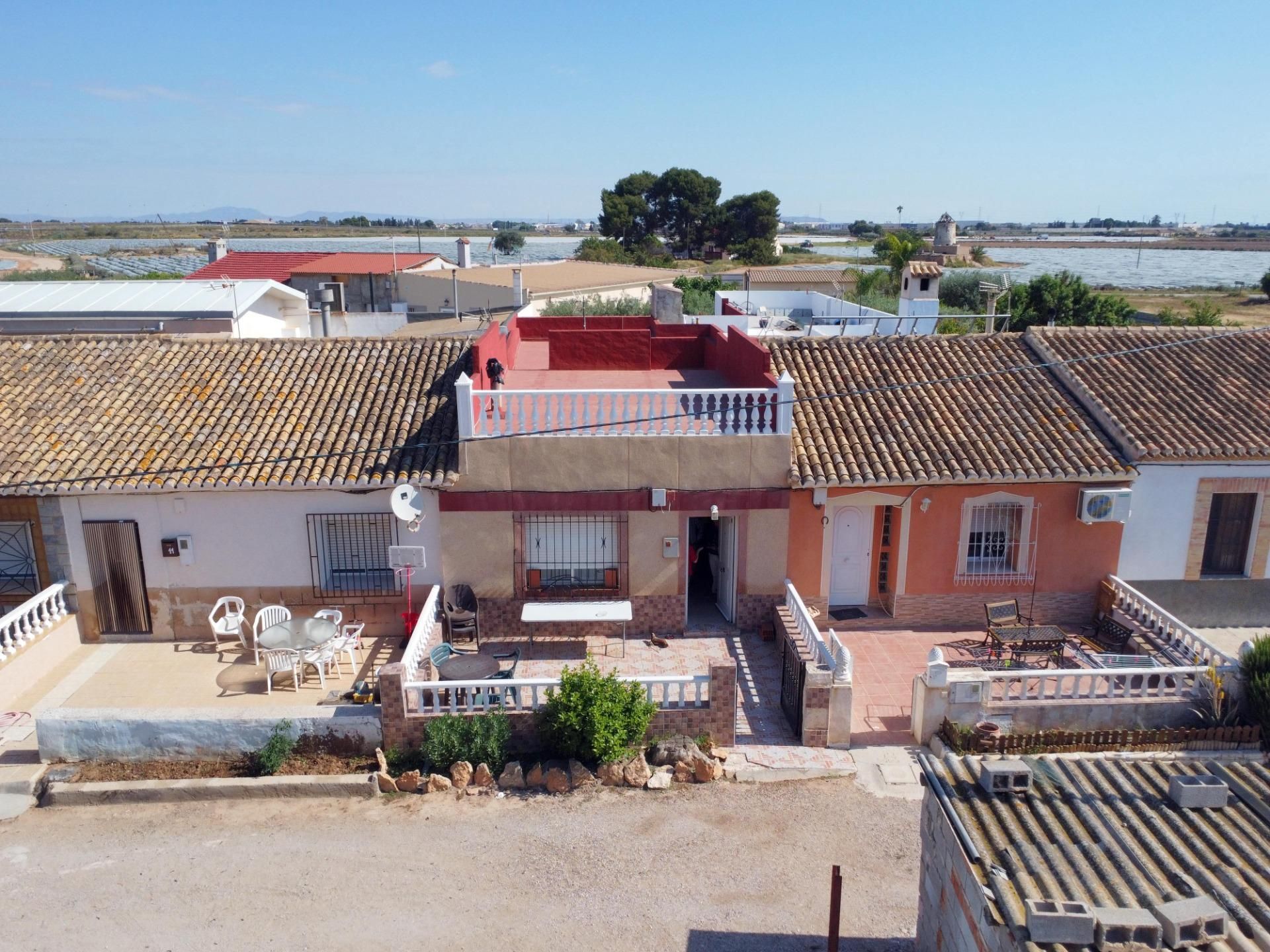 Vista exterior de Casa o chalet en venta en Cartagena con Aire acondicionado, Jardín privado y Terraza