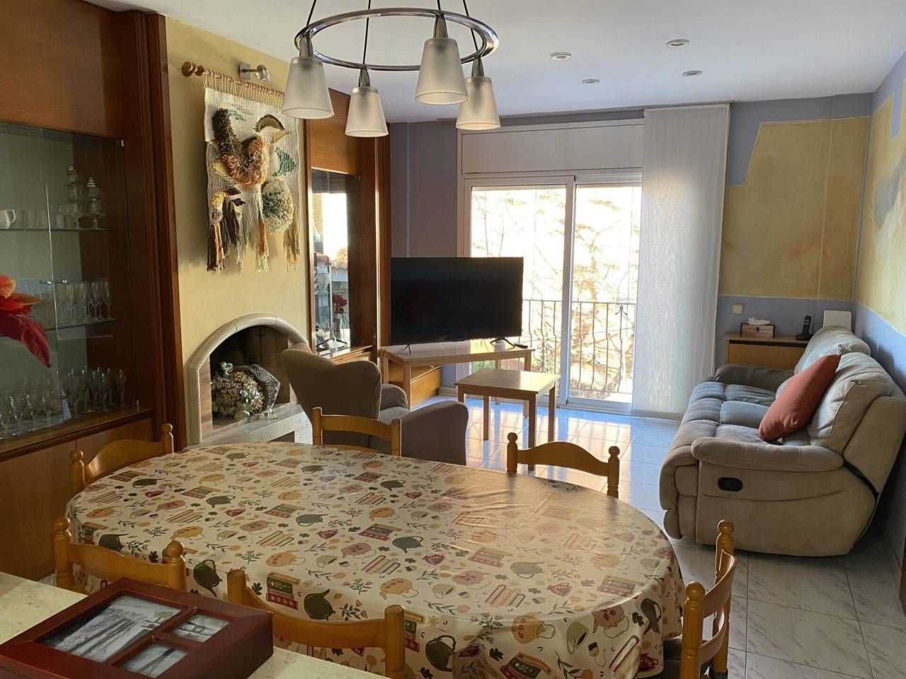 Sala de estar de Casa adosada en venta en Pineda de Mar con Terraza