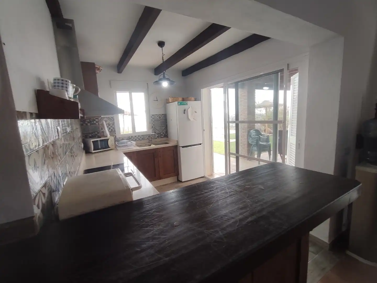 Cocina de Finca rústica en venta en Vélez-Málaga con Jardín privado, Terraza y Piscina