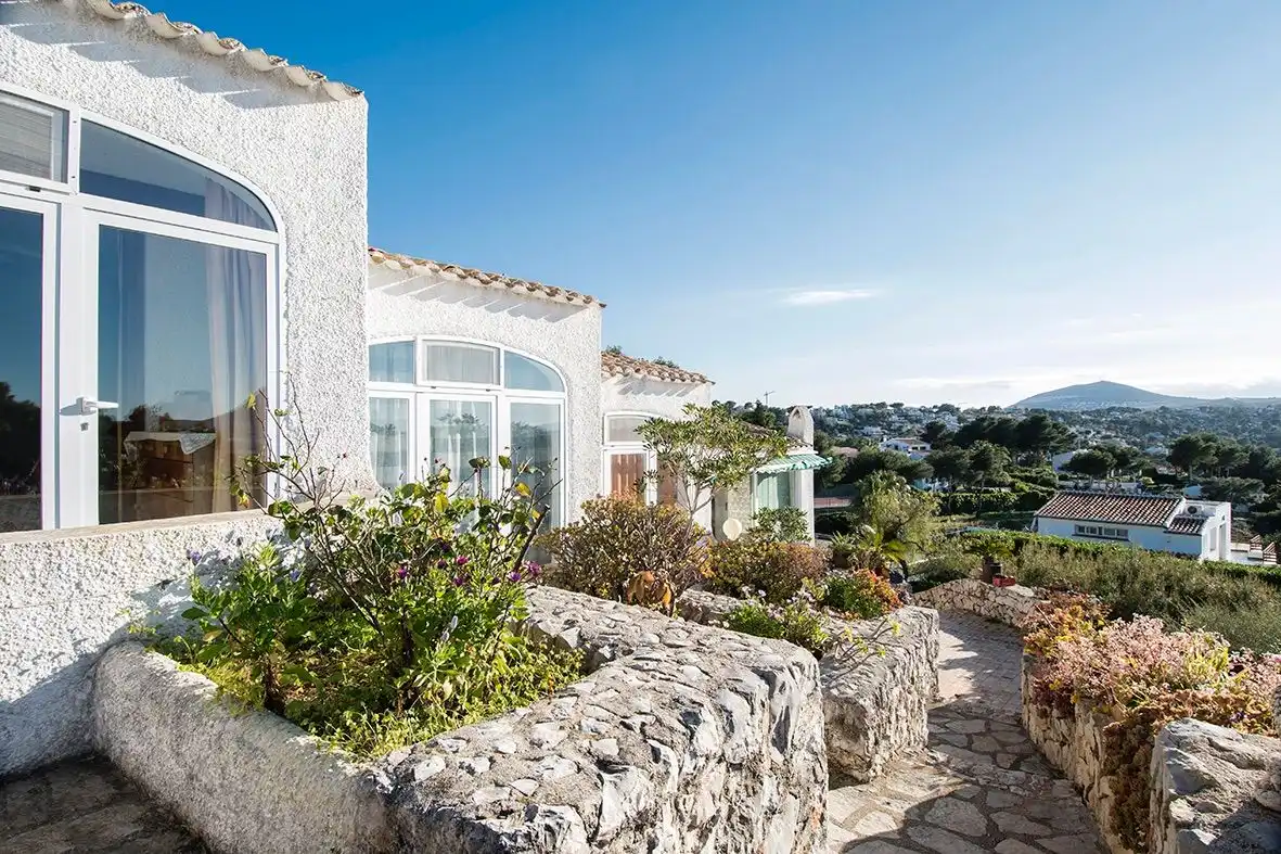 Vista exterior de Casa o chalet en venta en Jávea / Xàbia con Jardín privado