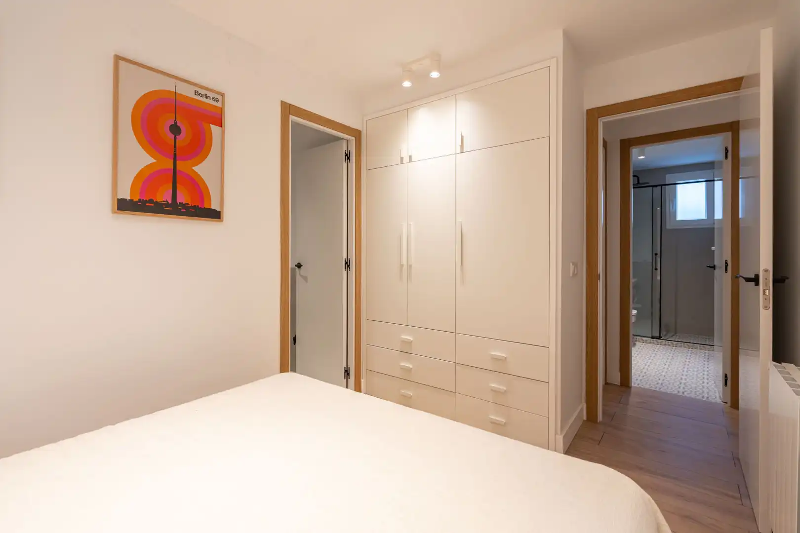 Bedroom of Flat for rent in Madrid  with Heating, Furnished and Oven