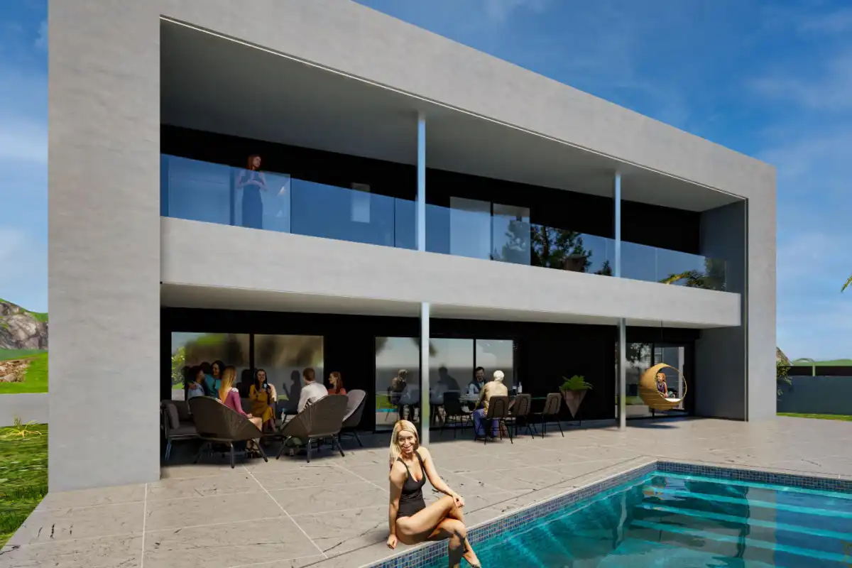 Terraza de Casa o chalet en venta en La Nucia con Piscina