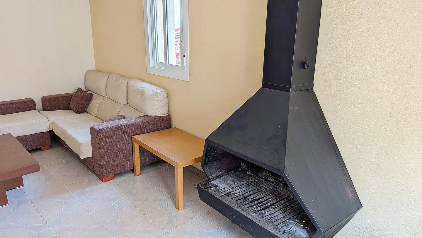 Living room of Houses for sale in Ulldecona  with Terrace, Furnished and Balcony